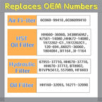Filter Maintenance Kit 6C060-99410 HH160-32093 HH660-36060 6A320-59930 HH670-37710 Air/Oil/HST/Fuel/Hyd Fit for K-bota B2410 B7500 B7510 B7610 B26