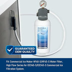 HF40-S/HF45-S Ice Maker Water Filter, Compatible with ICE140-S/ICE145-S Commercial Ice Maker Water Filtration System (1 Pack)