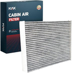 KAX Cabin Air Filter with Activated Carbon, CF11174 Replacement for Ford Fusion, Lincoln MKZ 2010 2011 2012, Mercury Milan 2010 2011, Passenger Compartment Air Filter, Filter Up Dust Pollen
