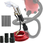 Universal Compatible with Any Brand Shop Vac Extractor Attachment with 2-1/2" & 1-7/8" & 1-1/4" Adapter Auto Detailing Vacuum Head Extraction Accessories for Upholstery & Carpet Cleaning