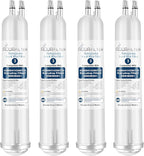 FILTER3 4396841 Refrigerator Water Filter Replacement Compatible with 4396841 4396710 EDR3RXD1 EDR3RXD1B Filter 3 P1WB2 P2RFWG2, 46-9030, Pur W10121145 W10121146 (4-PACK)