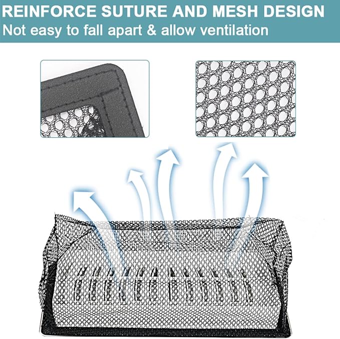 Floor Register Cover Trap，Floor Air Vent Cover Screen for Home Air Vent Filters 5-Pack Floor Vent Mesh Filters Net Trap… (2 x 10 Inch)
