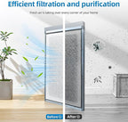 16x25 Replacement Filter Pads Compatible with SolaceAir Pristine Dynamic Air Cleaner 16x25x1 Carbon & Electrostatic Media White (6 Pack)