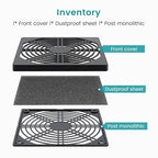 Wathai 4 Pack 90mm Fan Filters for PC Case Fan Dust Filter Cover Computer Mess