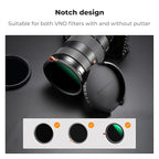 K&F CONCEPT 72mm Variable ND Lens Filter Cap TPU Material Filter Cap Only for K&F 72mm Adjustable Neutral Density Filter