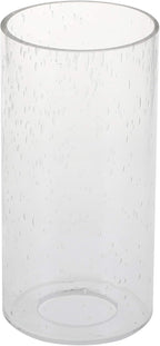 GoLucky Glass Cylinder Shade Accessory - Glass Lamp Fixture Shade Replacement - 4"D x 12"H