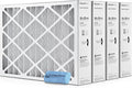 16x25x4 Air Filter Replacement MERV 11, FC100A1029 Pleated HVAC AC Furnace Filters with Wholesalehome Cleaning Cloth, 4-Pack (Actual Size: 15.94 x 24.86 x 4.38 Inches)