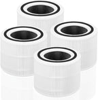 APPLIANCEMATES Core 300-p Air Purifier Filter Replacement Levoit Core 300, Core 300-RF, Core 300-RAC Air Purifier, 3-in-1 H13 True HEPA Activated Carbon Filter (4 Packs)