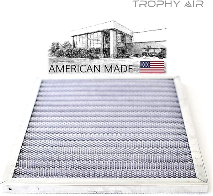 | Merv 8 | Washable Furnace Filter | Lifetime HVAC & Furnace Air Filter | Washable | Superior particle-holding Ability | Premium Quality Aluminum | 16x16x1