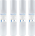 10 Micron Sediment water Filter - Whole House Water Filter Cartridge - 4.5 x 20-inch Replacement - Compatible with All Whole House Water Filter System - (20 X 4.5, 4 Count)