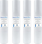 10 Micron Sediment water Filter - Whole House Water Filter Cartridge - 4.5 x 20-inch Replacement - Compatible with All Whole House Water Filter System - (20 X 4.5, 4 Count)