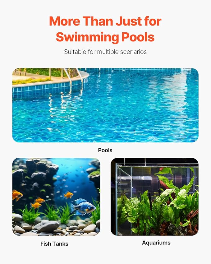 VEVOR Pool Filter Balls for Sand Filter, 4.6 lbs, Filter Balls Replace Pool Filter Sand, Reusable Polyester Fiber Filter Media Balls with Wash Bag, for Swimming Pool Above Ground Pool Aquarium Tank