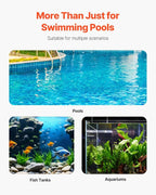 VEVOR Pool Filter Balls for Sand Filter, 3.5 lbs, Filter Balls Replace Pool Filter Sand, Reusable Polyester Fiber Filter Media Balls with Wash Bag, for Swimming Pool Above Ground Pool Aquarium Tank