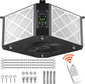 ABESTORM 360 Degree Intake Air Filtration System Woodworking 1350 CFM Hanging Air Filter with Strong Vortex Fan for Wood Workshop, Garage, Shop Dust Collectors, Up to 1700 sq. ft, DecDust 1350