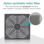 Wathai 80MM PC Fan Dust Filter Cover Computer Mess 4 Pack