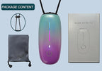 Portable Air Purifier, Vedawind Personal Air Purifier Necklace,Mini Size, High Gear Negative Ions Generator,Wearable for Travel, Airplane, Office, Outdoor, Home Rainbow