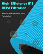 Leemone 2 Pack mini Max AllergenBlock Filter Compatible with Blueair Blue Pure Mini Max Air Purifiers, Activated Carbon FMINI Filter