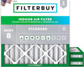 Filterbuy 18x18x2 Air Filter MERV 8 Essential Dust & Allergy Defense (3-Pack), Electrostatic Pleated HVAC AC Furnace Filters Replacement, Made in USA (Actual Size: 17.75 x 17.75 x 1.75)