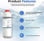 Water Filter Replacement Compatible With Elkay 51600C EWF6000 Bottle Filling Stations, 6000 Gallons/12 Months (No Chip - 2 Pack)