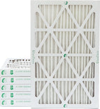 10x20x2 MERV 10 (FPR 5-6) 2" Inch Pleated Air Filters By Glasfloss. Box of 6. Actual Size: 9-1/2 x 19-1/2 x 1-3/4