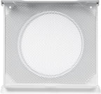 Vent Systems 8" Inch Air Supply Vent Cover with Rubber Gasket - White Galvanized Steel - Robust and Weatherproof Outdoor Air Intake Box - Duct or Surface Mounting - Rain and Snow Protection