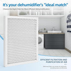14 x 17.5 x1.75 MERV 13 Replacement Filter Compatible with Honeywell DR90 DR120 Dehumidifiers (50070171-002) Santa Fe Advance90 Advance100 Advance120,4 Pack
