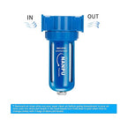 NANPU Zinc Alloy Desiccant Dryer, Compressed Air in Line Filter, Moisture Water Separator, Poly Bowl (1/4" NPT)