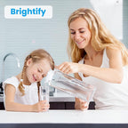 Brightify 10"x2.5" 5 Micron Carbon Water Filter, Whole House Carbon CTO Water Filter Cartridge Replacement Fits Culligan D-10A, P5-D, DuPont WFPFC8002, SCWH-5, GE FXWTC, Whirlpool WHCF-WHWC, 4 Pack