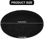 6Pcs 6.5 Inch Charcoal Filters for Kitchen Compost Bin, Replacement Activated Carbon Filters for Countertop Compost Pail Home Bucket Refill Sets, Round