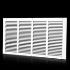 20x10 Return Air Grille(Duct Opening Size),Air Return Vent Cover,Flat Vent Cover,Rejillas De Aire Acondicionado para Casa,Return Air Grilles,Outer Dimensions:21.75"Wx11.75"H(20"Wx10"H, Duct Opening)