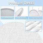 Nail Dust Collector Filter, Replacement Filters Compatible with MelodySusie Nail Dust Collectors Models SPro/XC320J Reusable Dust Filter for Nail Dust Vacuum Machine, Nail Salon, Home Use - 1 pack