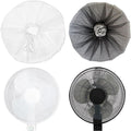 2 Pack-18" Fan Safety Protection Cover,Kid Children Finger Protect Fan Net Guard,Washable Pedestal Fans Dustproof Covers,Summer Fans Safety Dust Covers for Parents of Toddlers(1pcs/Black+1pcs/White)