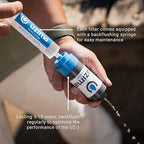 Uzima UZ-1 Water Filter Cartridge Replacement | Gravity Water Filter for UZ-2, UZ-BP, D-Prep | 0.1 Micron Standalone Purifier for Emergency, Survival, Camping, Bug Out Bag