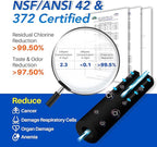 ICEPURE RWF0600A NSF401&473&53 Replacement for GE MWF, MWFP, MWFA, MWFAP, MWFINT, GWF, GWFA, HWF, HWFA, HDX FMG-1, Smartwater, WFC1201, GSE25GSHECSS, 3PACK