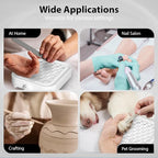 Nail Dust Collector Quiet & Powerful - Compact Dust Collector Nail Tech with Reusable Filter - 8000 RPM Suction Brushless Turbine for Max Dust Suction & Low Noise - For Beginners, Home & Salon