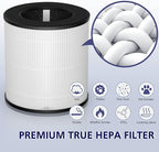 B-D02L/M05/B-D02U H13 Filter Compatible with VEWIOR B-D02U, for MOOKA B-D02L& M05, for Tailulu D10 Air Purifi-er, 3-Stage H13 Efficient Filter for B-D02L/M05/B-D02U, 2 Pack
