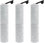 1/3pcs Floor Scrubber Roller Brush Main Brush ，Compatible For MOVA X4 Pro， Wet Dry Vacuum Cleaner Home Appliance Accessories(3pcs)