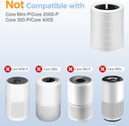 Core 600S Replacement Filter Compatible With Levoit Core 600s, 3-In-1 High-Efficiency Filter And Activated Carbon Filter, Part#Core 600S-Rf for Home Dust/Smoke Odors/Pet Dander Removing, 2Pack, White
