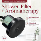 Vitamin C Shower Filter Replacement Cartridge + Shower Steamers Aromatherapy - K Beauty Skin & Hair Enhancement, Universal Water Filter Replacement for AquaBliss - Eucalyptus Scent