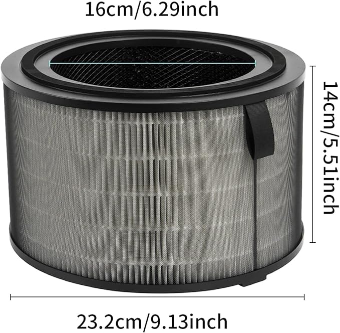 Air Filter, Compatible For Philips, Air Purifiers AC0950/10 AC0951/13 AC0820/10 AC0830 AC0650/10 AC0651/10 AC3210 AC3220 AC4220(FY4200)
