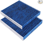 2-Pack HEPA Cabin Air Filter Fits for Mazda 6 (2008 2007 2006 2005 2004 2003) Activated Carbon Cabin Filter Replacement CF10372 GK3J-61-148 Car Accessories