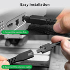 UniTak3D Extension Cable for Bambu Lab AMS Lite,39.37in 4-Pin Cable with Magnetic Ring Filter Compatible with Bambulab A1/A1mini AMS-Lite 3D Printers(Not for X1/P1 Series)