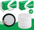 400 Pack Milk Filter Discs Quick Flow Non-gauze Small 4-9/16" Od Replacement Filters Disks for Raw Milk Strainer 200 Discs Per Box