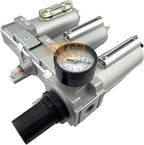 3/4" NPT HEAVY DUTY Industrial Grade Filter Regulator Coalescing Desiccant Dryer System For Compressed Air Lines, Metal Bowls, Great For Paint Spray And Plasma Cutter(AUTO DRAIN)