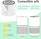 Pre-Filter Compatible with Levoit Core 300 & PuroAir 240 Air Purifier, for Core 300S P350 Core300-P Filters, Fit Part# Core 300-RF P350-RF, 6-Pack