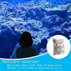 10 Pcs Tanks Filter Media Bags, Aquarium Bag, Fish Tank Mesh with Zipper Reusable Bags.for Activated Carbon, Ceramic Rings, etc