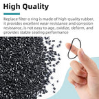 CCF218 Impeller Retaining O Ring Compatible with Penn-Plax Cascade 700 1000 1200 1500 Cartridge Filters Aquarium Filter Parts Accessories - 2 PCS