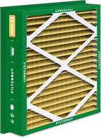 Filterbuy 20x25x5 Air Filter MERV 11 Superior Pet & Allergy Defense (3-Pack), Electrostatic Pleated HVAC AC Furnace Filters Replacement for Honeywell Return Grille (Actual Size: 18.38 x 23.38 x 3.69)