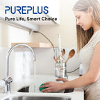 PUREPLUS WFC5300A-20 Under Sink Water Filter, 40,000 Gallons Capacity, 99.99% Chlorine Reduction, NSF/ANSI Certified, Replacement for WFS5300A-20 Under Counter Water Filtration System