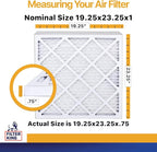 Filter King 19.25x23.25x1 Air Filter | 6-PACK | MERV 13 HVAC Pleated A/C Furnace Filters | MADE IN USA | Actual Size: 19.25 x 23.25 x .75"